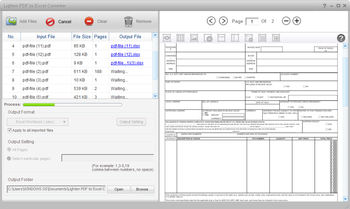 Lighten PDF to Excel Converter screenshot 4