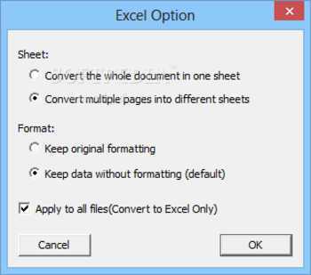 Lighten PDF to Excel Converter screenshot 2