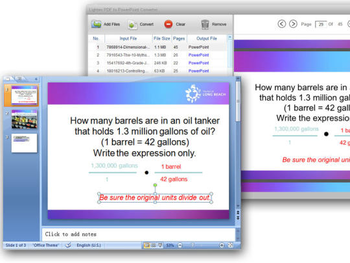Lighten PDF to PowerPoint Converter screenshot