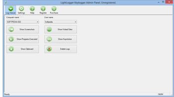 LightLogger Keylogger screenshot