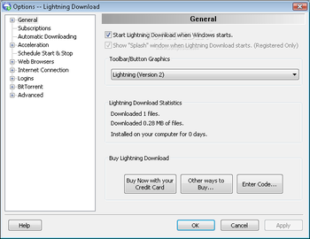Lightning Download screenshot 2