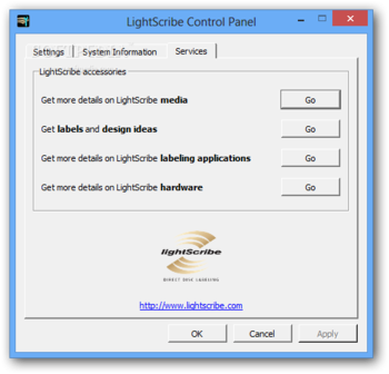 LightScribe System Software screenshot 2