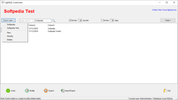 LightSQL Customizer screenshot 2