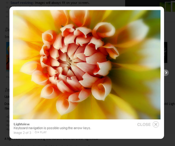 Lightview screenshot