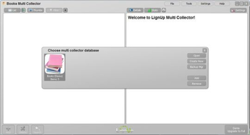 LignUp Books MultiCollector screenshot