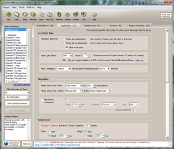 Likno Web Accordion Builder screenshot 2