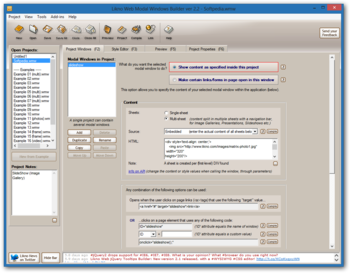 Likno Web Modal Windows Builder screenshot