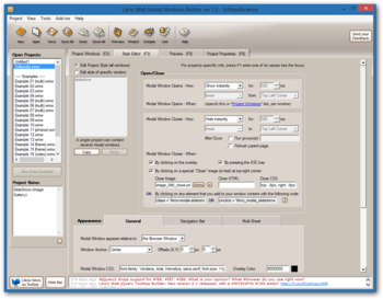 Likno Web Modal Windows Builder screenshot 2
