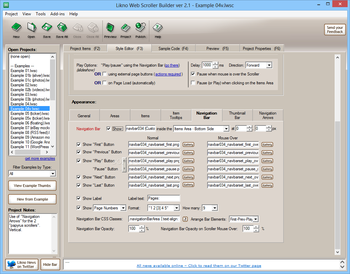 Likno Web Scroller Builder screenshot 10
