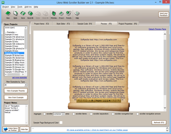 Likno Web Scroller Builder screenshot 13
