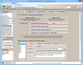 Likno Web Scroller Builder screenshot 6