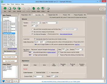 Likno Web Scroller Builder screenshot 7