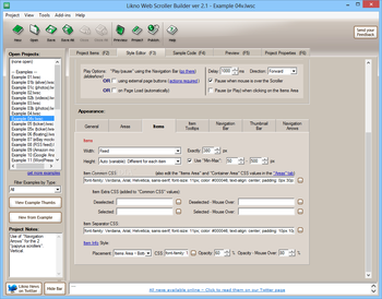 Likno Web Scroller Builder screenshot 9