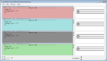 LilyEditor screenshot