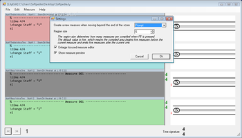 LilyEditor screenshot 2