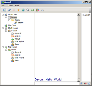 Lilypad Chat screenshot