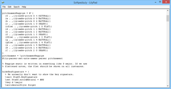 LilyPond screenshot 2