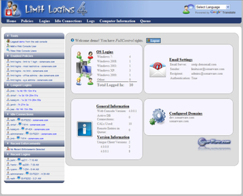 Limit Logins screenshot