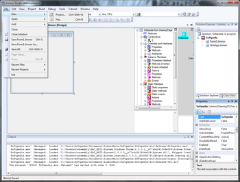 Limnor Codeless Programming System screenshot 2