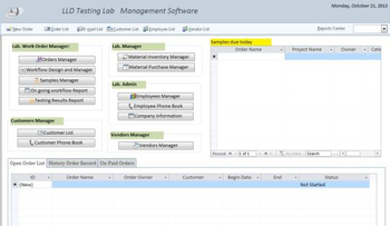 LIMS Software screenshot