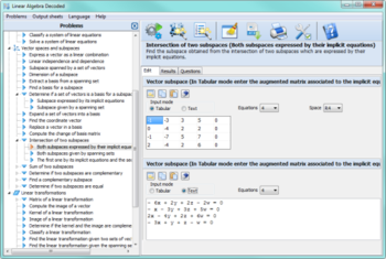 Linear Algebra Decoded screenshot