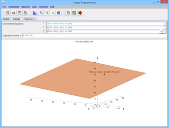 Linear Programming screenshot