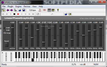 LinearPhaseGraphicEQ screenshot