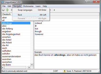 LinguaSpace screenshot