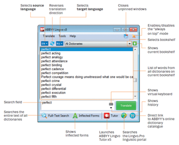 Lingvo x5 English-Russian Dictionary screenshot