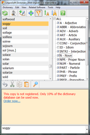 LingvoSoft Dictionary 2008 English - Vietnamese screenshot 4