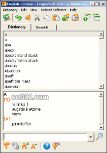 LingvoSoft Dictionary 2009 English <-> Latvian screenshot