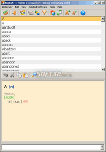 LingvoSoft Dictionary 2009 English <-> Polish screenshot