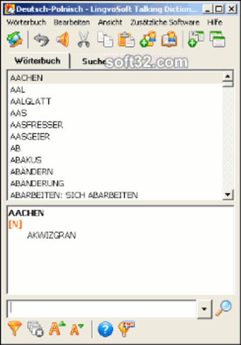 LingvoSoft Dictionary 2009 German <-> Polish screenshot