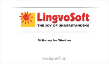 LingvoSoft Dictionary English <-> Croatian for Windows screenshot 2
