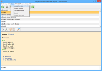 LingvoSoft Dictionary English - Romanian screenshot 3