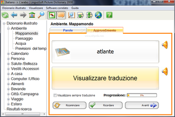 LingvoSoft Picture Dictionary 2008 Italian - Arabic screenshot 3