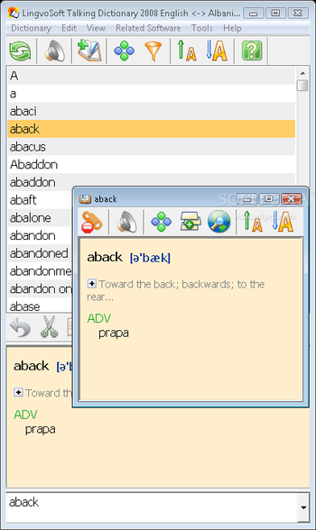 LingvoSoft Suite 2008 English - Albanian screenshot 2