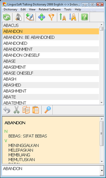 LingvoSoft Suite 2008 English - Indonesian screenshot