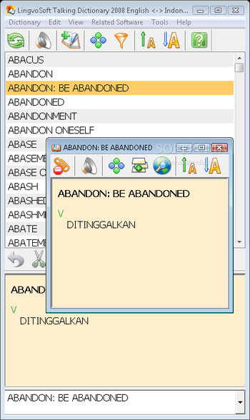 LingvoSoft Suite 2008 English - Indonesian screenshot 2