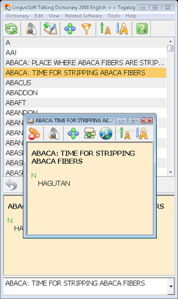LingvoSoft Suite 2008 English - Tagalog screenshot 2