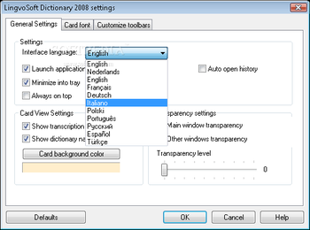 LingvoSoft Talking Dictionary 2008 English - Arabic screenshot 3