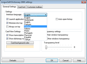 LingvoSoft Talking Dictionary 2008 English - French screenshot 3