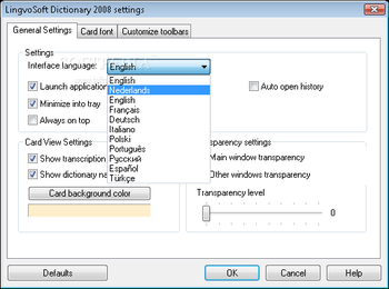 LingvoSoft Talking Dictionary 2008 English - Korean screenshot 3
