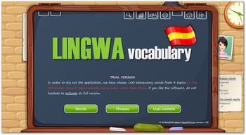 LINGWA Vocabulary - Spanish screenshot