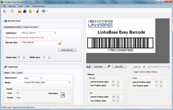 LinhaBase Easy Barcode screenshot