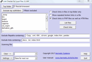 Link Checker for Local Files screenshot