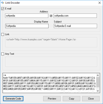 Link Encoder screenshot