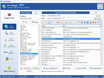 Link Manager screenshot