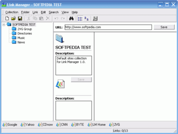 Link Manager screenshot