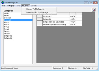 Link Manager XP screenshot